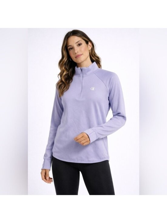 Champion Tops - Champion Quarter Zip Pullover S/P Lavender